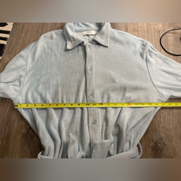 MIKOH Santos Romper Seabreeze Light Blue Terry Cloth - Picture 8 of 13